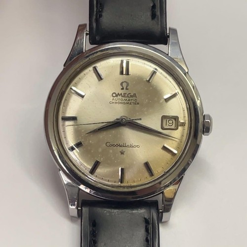 Omega Constellation Ref.14777-61 Sc Cal.561 Date Automatique Montre Hommes - Photo 1 sur 10