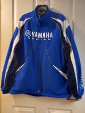 GENUINE YAMAHA RACING PADDOCK SOFT SHELL FLEECE- UK L- EXCELLENT CONDITION