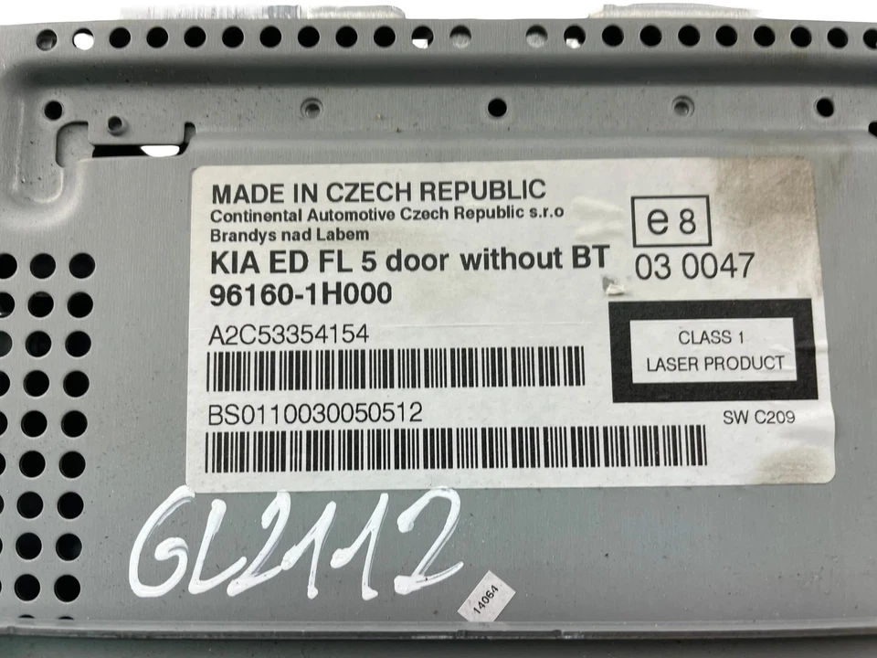 KIA CEE'D Hatchback ED Musik-Player ohne GPS 96160-1H000 2008 35508213 - Bild 4 von 4