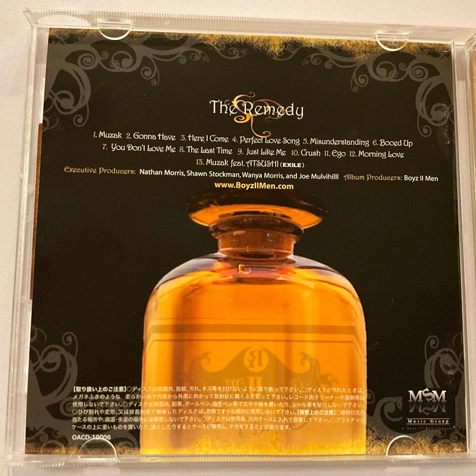Boyz II Men - The Remedy CD 2006 OBI Japan Import R&B BBMC MSM Foto 2 de 4