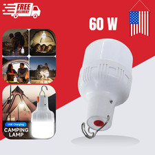 USB Rechargeable LED Camping Lantern Portable Emergency Light with Hook Outdoor