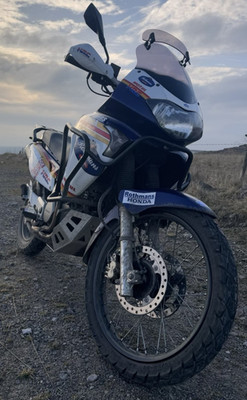Honda Transalp XL 650 Alu Motor Bash Schutz Platte Schutz Rutsch -farben