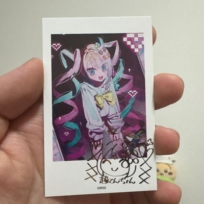 NEEDY GIRL OVERDOSE Nidiga Ausstellung 4 signierte Fotokarte Ten-chan Ame-chan 5