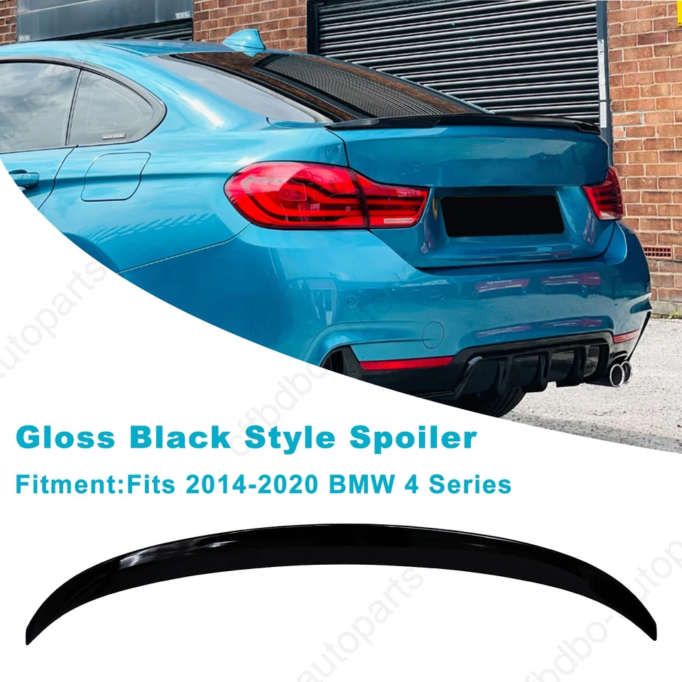 Labio alerón trasero negro brillante para BMW F36 cupé M Perfermence 14-20 Foto 2 de 4