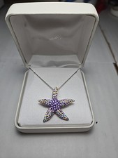 Starfish Necklace With Silver Chain New With Tags