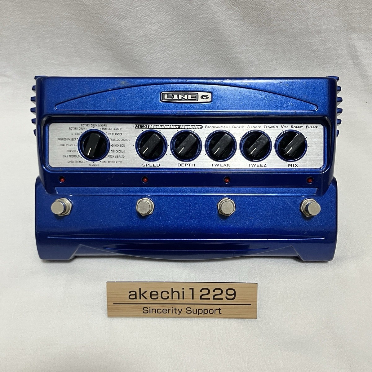 LINE 6 MM4 モジュレーションモデラー Line 6 MM4 Modulation Modeler (Recorded STEREO) - YouTube