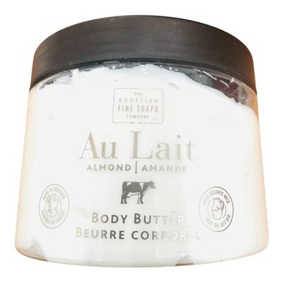 Scottish Fine Soaps Au Lait Almond Body Butter Large Jar