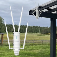 AC1200 Outdoor WiFi Extender Long Range WiFi Router Dual Band Signal Booster