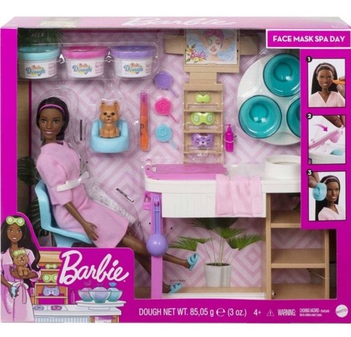 BARBIE Self-care Face Mask Spa Day Playset NEW - Picture 2 of 2