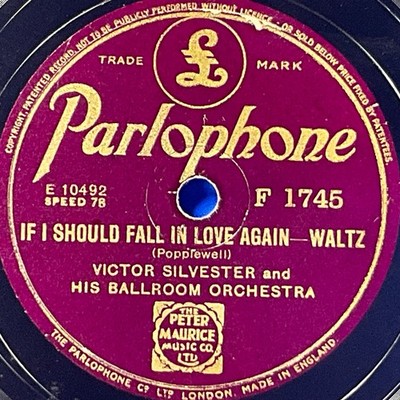 Victor Silvester, Begin the Beguine Quick Step/If I Should Fall in Love Agai..