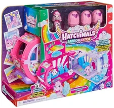 Hatchimals ~ Rainbow Cation Camper ~ 17 Surprises ~ Sparkling Poodle Family