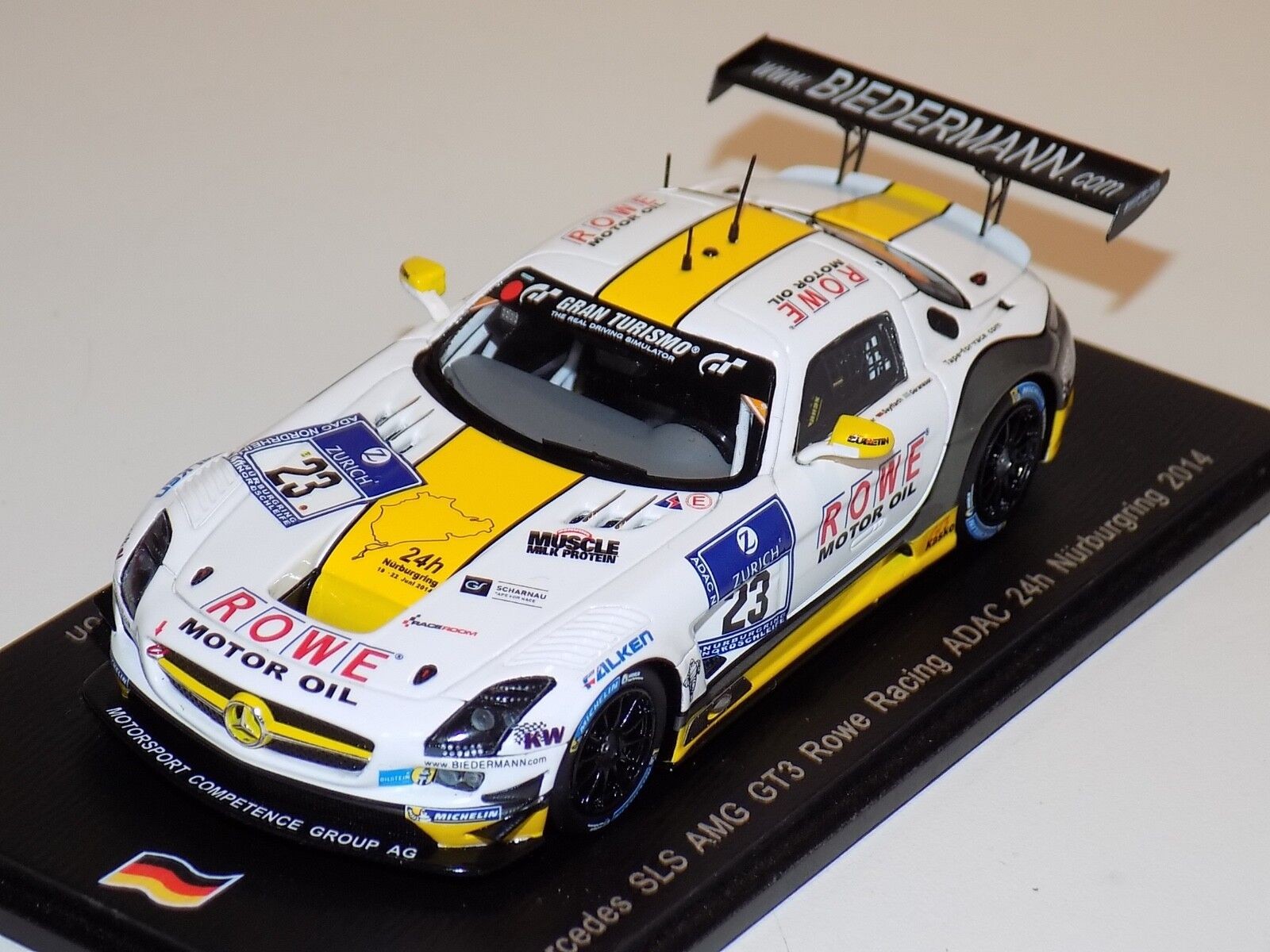 SPARK MERCEDES SLS AMG GT3 #23 Rowe Racing ADAC 24h Nurburgring 2014 1/43