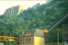 c1970's 35mm Slide Duquesne Incline Plane Pittsburgh Pennsylvania Cityscape