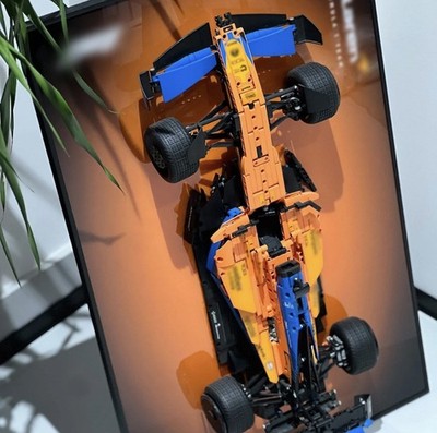 Aluminium Display Wandrahmen für LEGO  Technic McLaren Formel 1  Rennwagen 42141