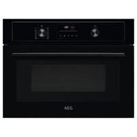 AEG KMX365060B Built-in CombiQuick Microwave Oven in Black 42887