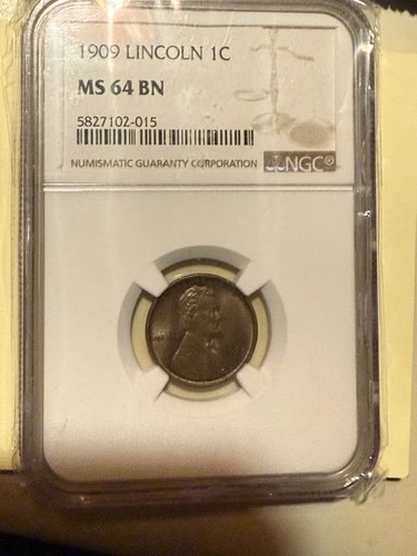1909 P Lincoln Cent Penny 🪙NGC 🔥MS64 BN 🔥