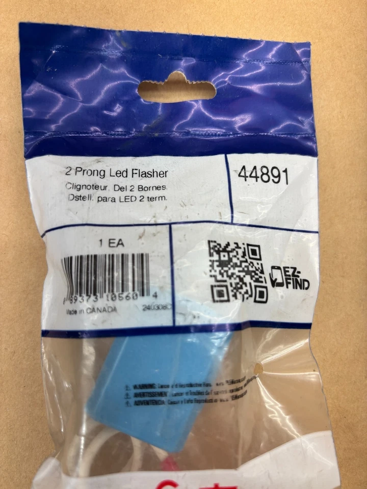 Grote 44891 Flasher 2 Pin Blue Turn Signal Control Replacement Part - Image 4 of 4