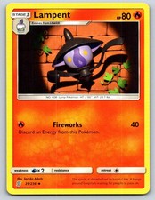 Lampent 29/236 Uncommon Unified Minds Pokemon Near Mint