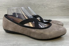 Sofft Barris Women's Ballet Flat 9 Gray Casual Comfort Cushioned Arch Shoes