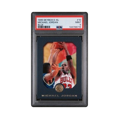 1995 SKYBOX E - XL MICHAEL JORDAN #10 BLUE PSA 9 | eBay