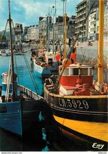 Postcard - 50 - Cherbourg - Les cordiers au quai de Caligny - Boats - CPM