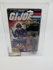 Vinatage 1984 GI Joe Scrap Iron 32 Back Peach File Card AFA 85 Subs C80 B85 F85