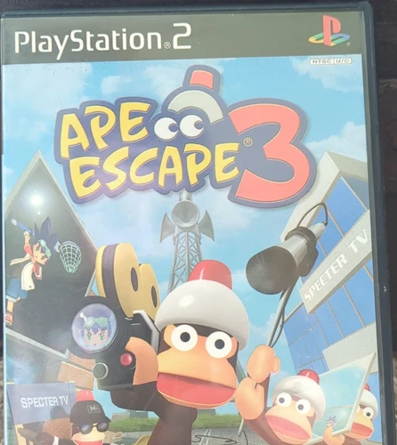 Sony Ape Escape 3 PlayStation 2 2006 Game with Manual, Case & Cover Art