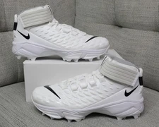 Nike Force Savage Pro 2 Shark White Football Cleats Mens Size 12-13 (BV5448-101)