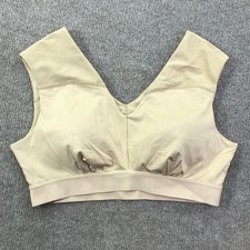 Tommie Copper Sports Bra Womens 2XL Nude Beige Compression Support Copper Znergy
