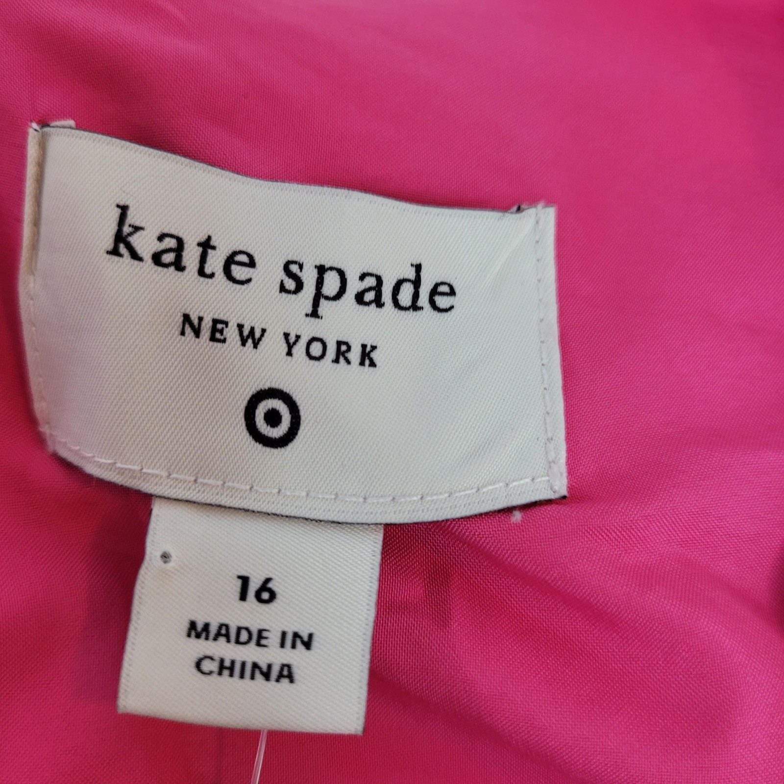 Women's Classic Rose Peplum Midi Dress Kate Spade Target Pink/Red Size 16 thumbnail 10