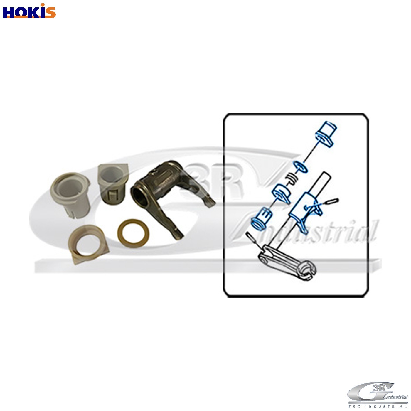 3RG Release Fork, clutch FIAT,PEUGEOT,CITROËN 22230 217546,96200053,217546  96200053,217546,96200053 - Image 4
