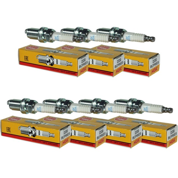 7X Original NGK ZüNdkerze 2330 Typ BCPR6ES ZüNd Kerze-image