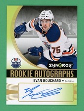 2018-19 UD Synergy Evan Bouchard Auto Rookie Card RC #A-EB NM. rookie card picture