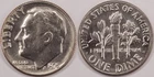 United States 1975 10 Cents Roosevelt Dime KM#195a Clad Torch Olive Oak Branch