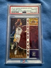 2019-20 Donruss Optic Kobe Bryant Winner Stays Red Wave #12