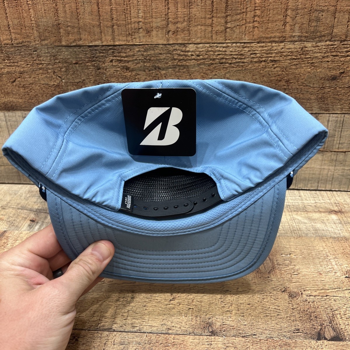 Bridgestone 2025 Smash Crusher Light Blue Rope Snapback Golf