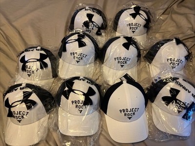 Under Armour Men s Project Rock Hat Lot Of 10 NWT Osfm $400
