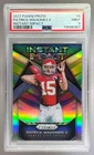 79586367 Patrick Mahomes II 2017 Panini Prizm #8 Instant Impact Rookie RC PSA 9