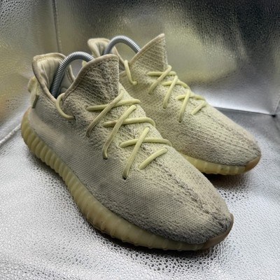 Size 8 Adidas Yeezy Boost 350 V2 Butter Yellow Mens Sneakers Shoes F36980