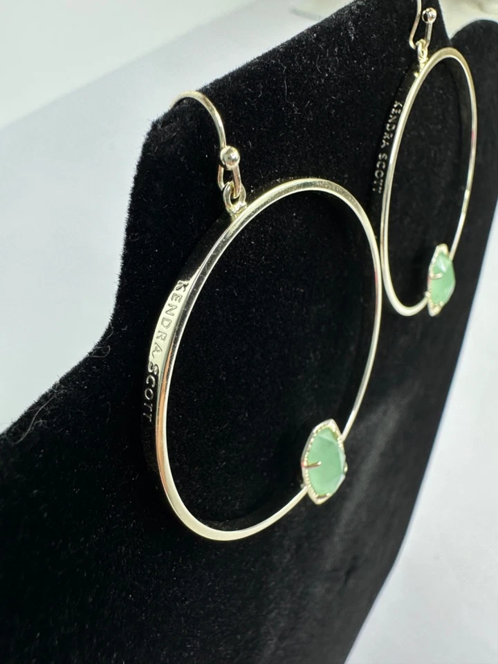 Pendientes de oro de vidrio dicroico Kendra Scott Elora Foto 2 de 3