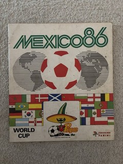 Panini Mexico 86 World Cup Scrapbook 1986 Incomplete