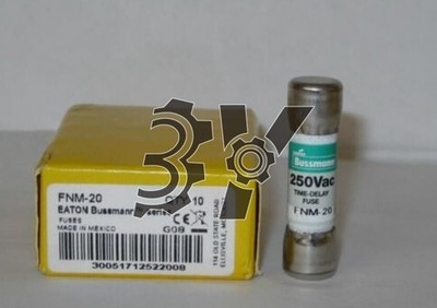 10PCS New   FNM-20 20Amp 250Vac Time-delay Supplemental Fuses FNM 20 #ff