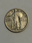 1919-S Standing Liberty Quarter, VF/XF. Key Date Scarce Toned! Low Mintage