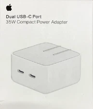 New In Box Apple USB-C Port 35W Dual Compact Power Adapter Model A2571