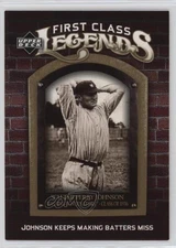 2006 Upper Deck First Class Legends Gold /699 Walter Johnson #FCL-92 HOF