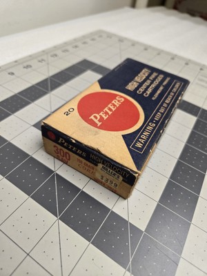 Empty Ammo Box Peters High Velocity 300 Savage 