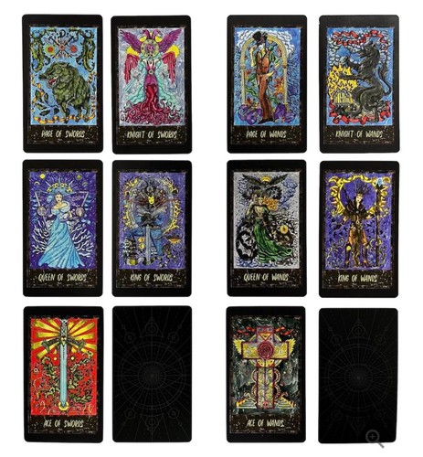 New Magic Gate Tarot 78 Card Deck Sealed Vera Petruk Art Nature Colourful - Picture 15 of 15