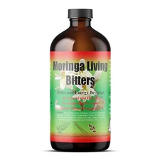 Organic MORINGA DETOX LIVING BITTERS Energy Booster-Pack 1