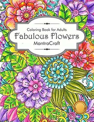 Download Coloring Book For Adults: Fabulous Flowers (Paperback - April 1, 2019) 9781945710155 | eBay