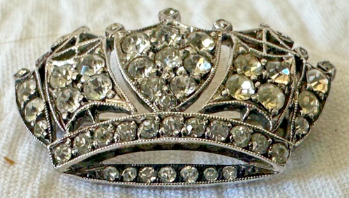 Spilla corona vintage Made in England "SCP - Foto 2 di 9